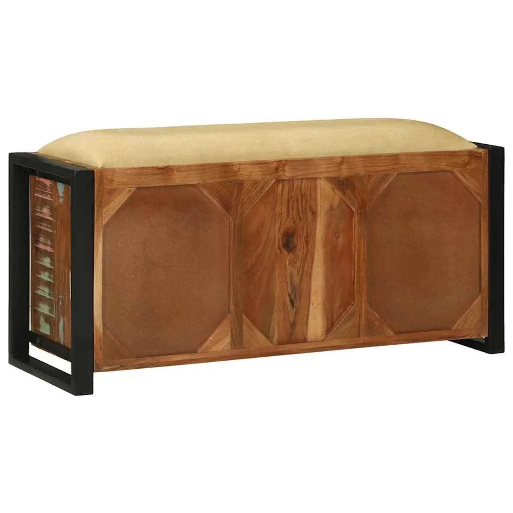 Klubska omara večbarvno 100 x 35 x 50 cm Trden predelan les - slika 7