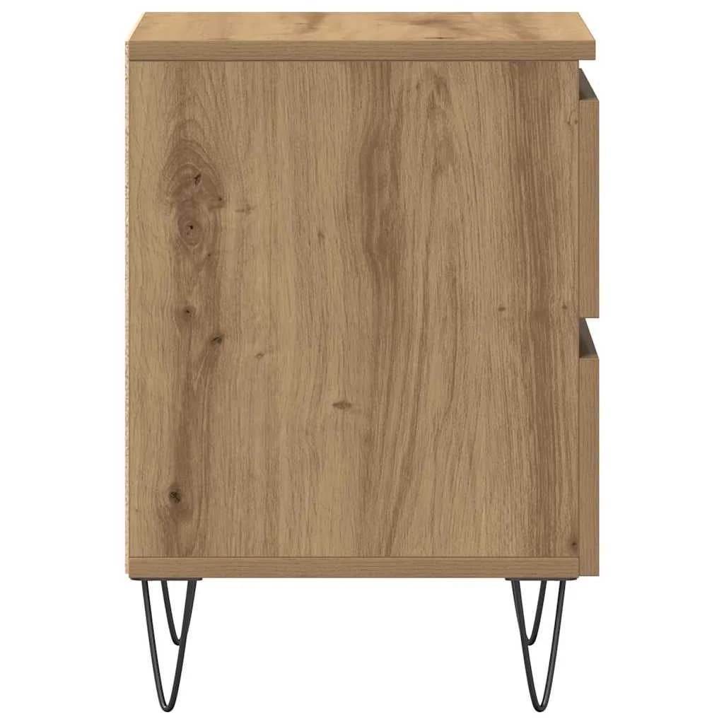 Nočna omarica artisan hrast 40 x 35 x 50 cm Inženirski les - slika 7