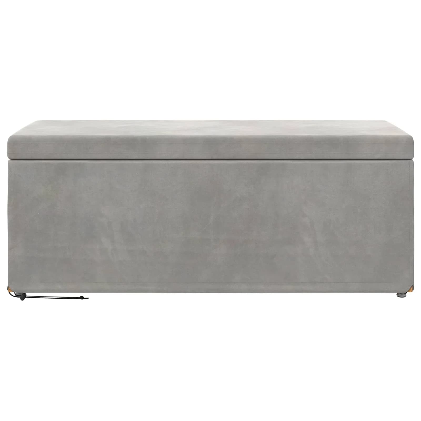 Stolica Svetlo siva 101 x 41 x 40 cm Samet in Umetno Leseno - slika 4