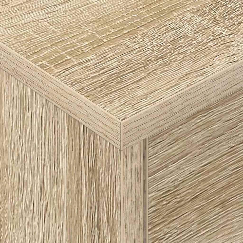 Nočna omarica Sonoma hrast 40,5 x 40 x 48 cm Inženirski les - slika 9