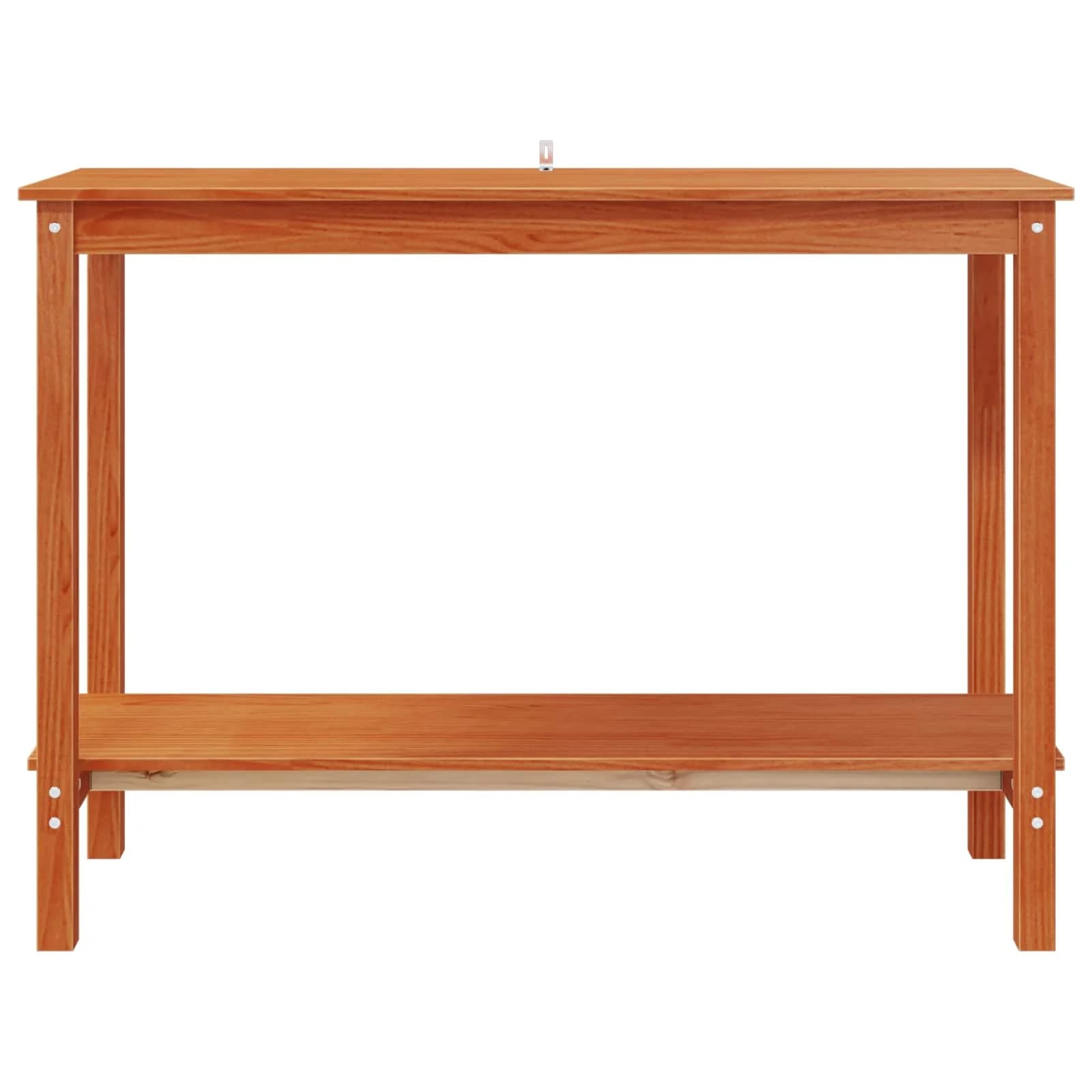 Konzolna miza Voskan Rjava 110 x 40 x 80 cm Masivna borovina - slika 5
