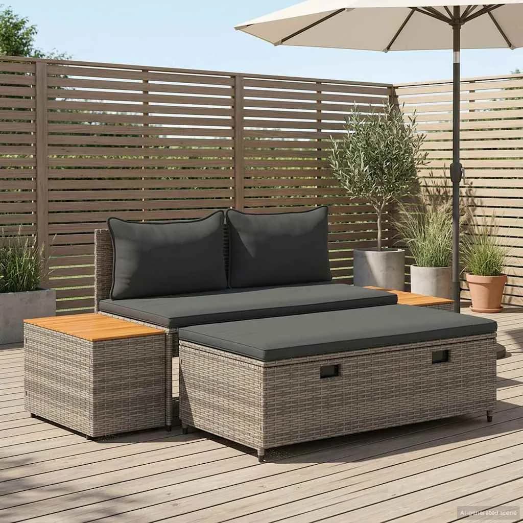 Zunanja garnitura za sedenje 4 -Seater 4 kos 55 x 30 x 39 cm - slika 3