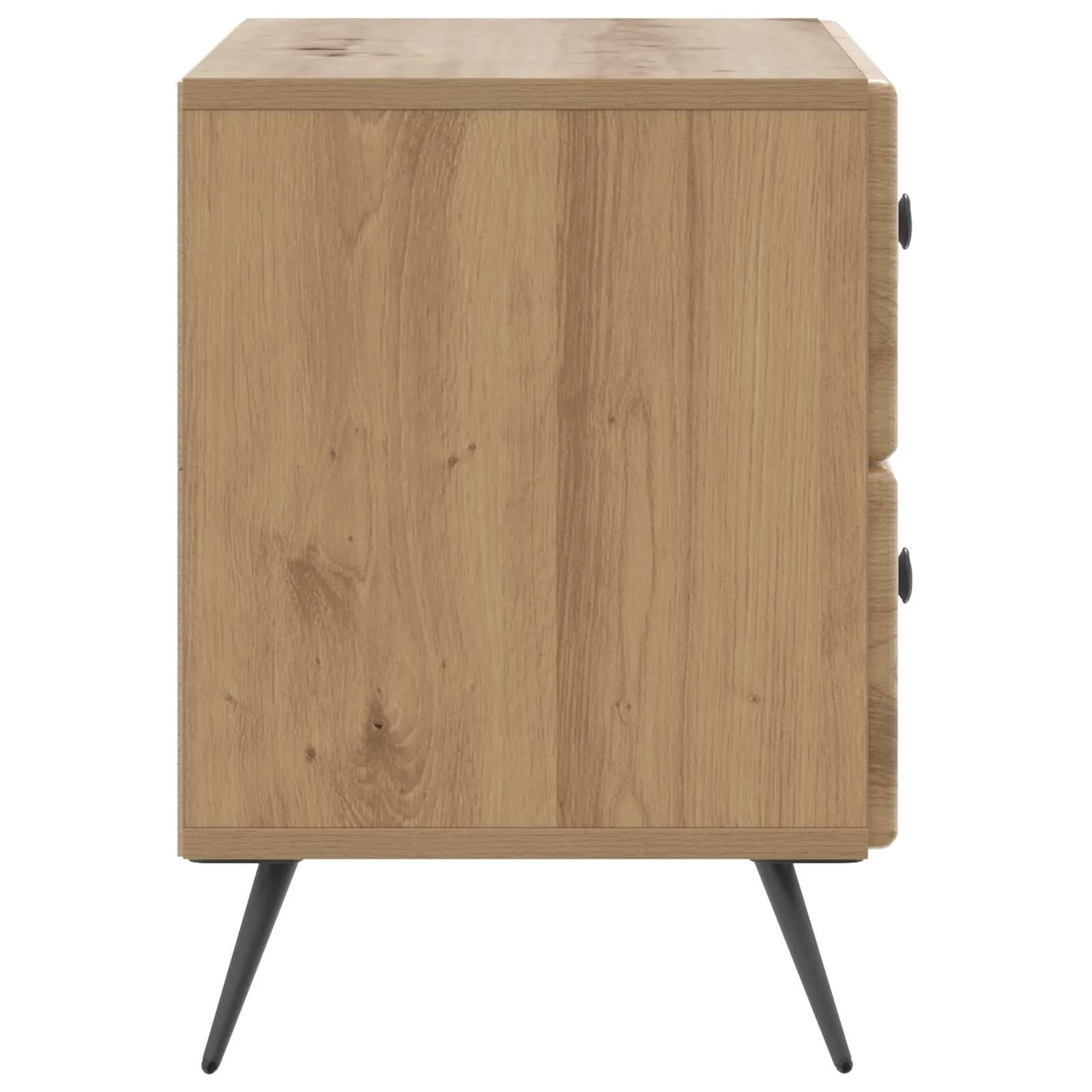 Nočna omarica Artisan hrast 62 x 34,5 x 47,5 cm Inženirski les - slika 6