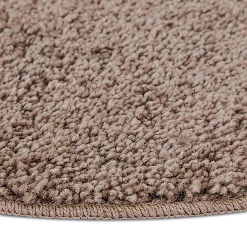 Antiskluzna Shaggy Preproga Rjava 160 x 160 cm PP - slika 6