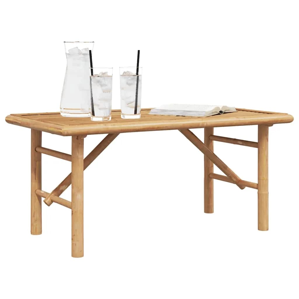 Klubska miza Rjava 90 x 50 x 43 cm Bambus - slika 3