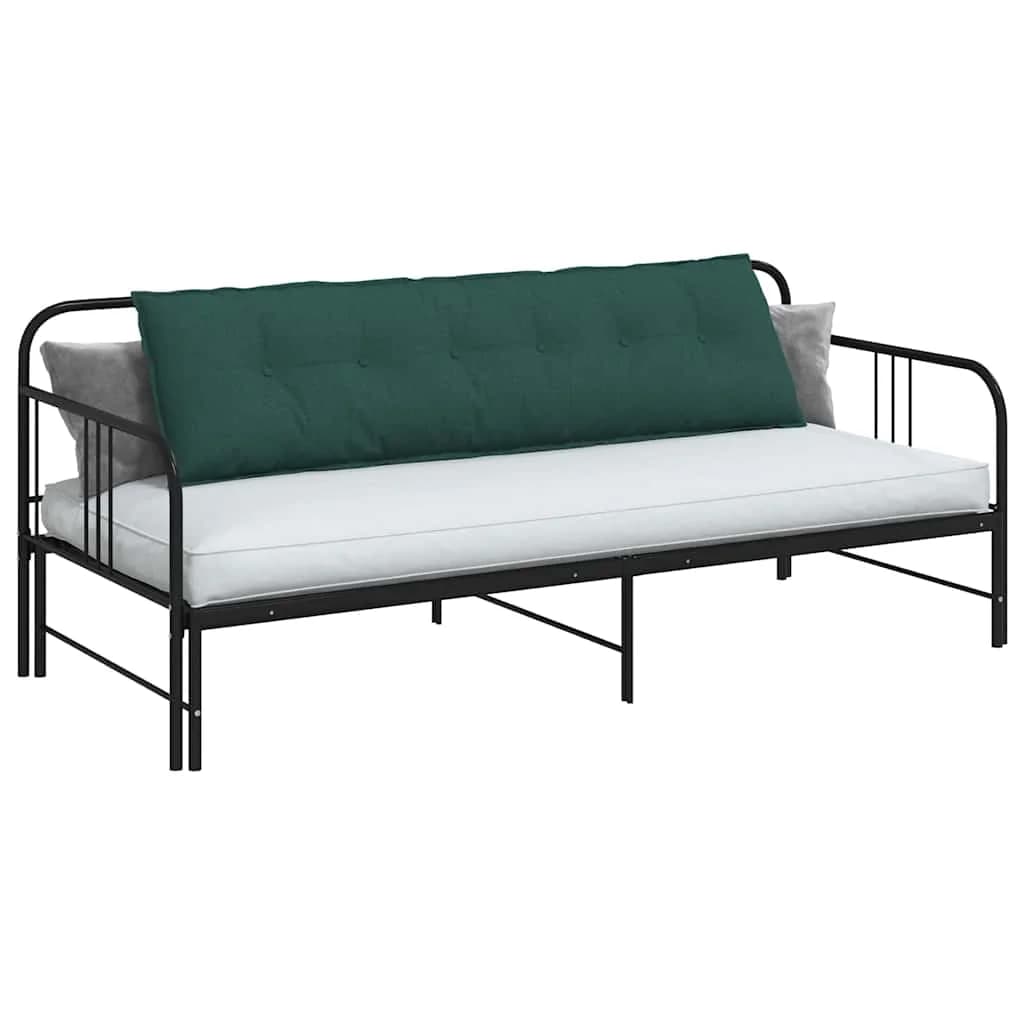 Poglavni vzglavnik Temno zelena 180 x 19 x 50 cm blago - slika 3