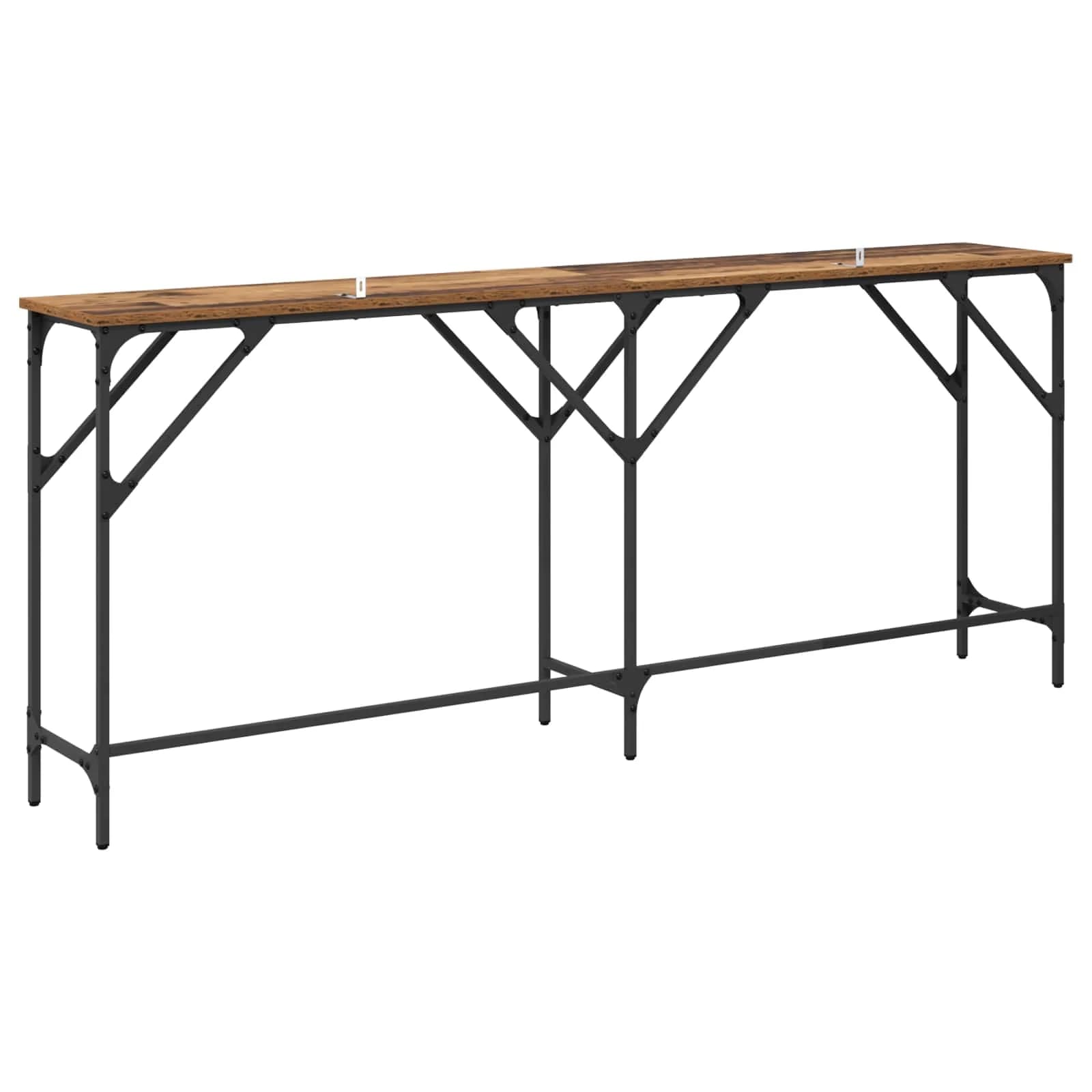 Konzolna miza Star les 180 x 30 x 75 cm Inženirski les - slika 7