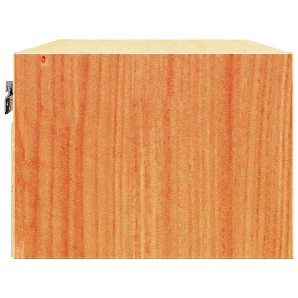 Nočna omarica 2 kos Voskast rjav 50 x 32,5 x 24 cm - slika 8
