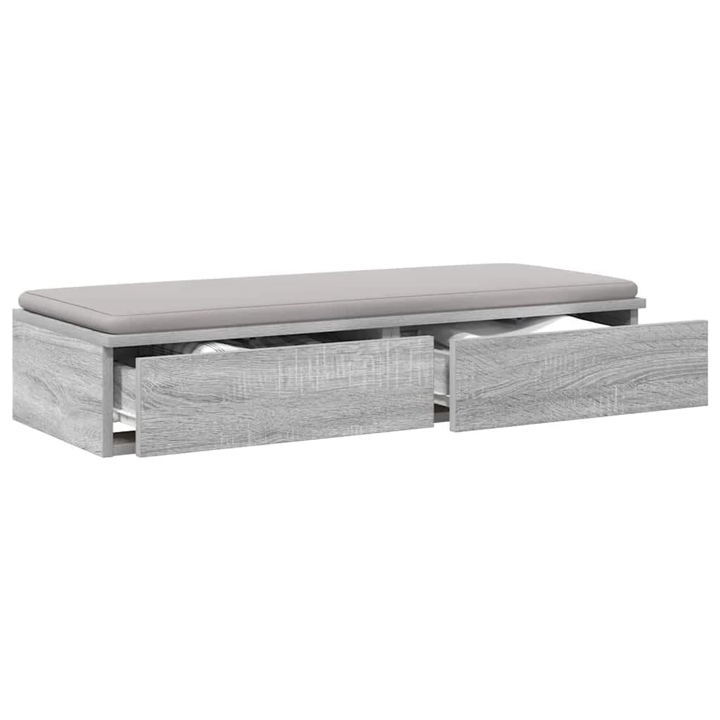 Posteljni predali Siva Sonoma 100 x 36,5 x 16,5 cm - slika 3