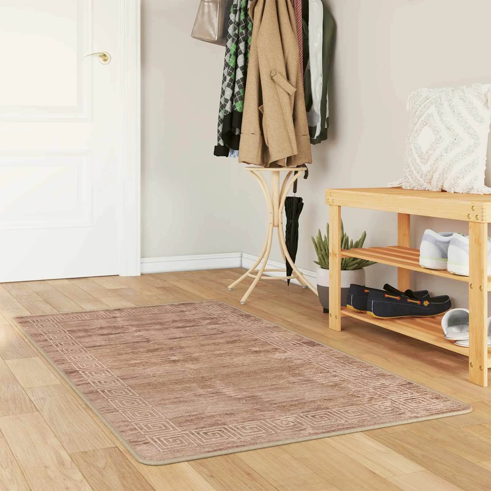 Preproga runner MARSA Bela 80 x 200 cm Poliester in PVC