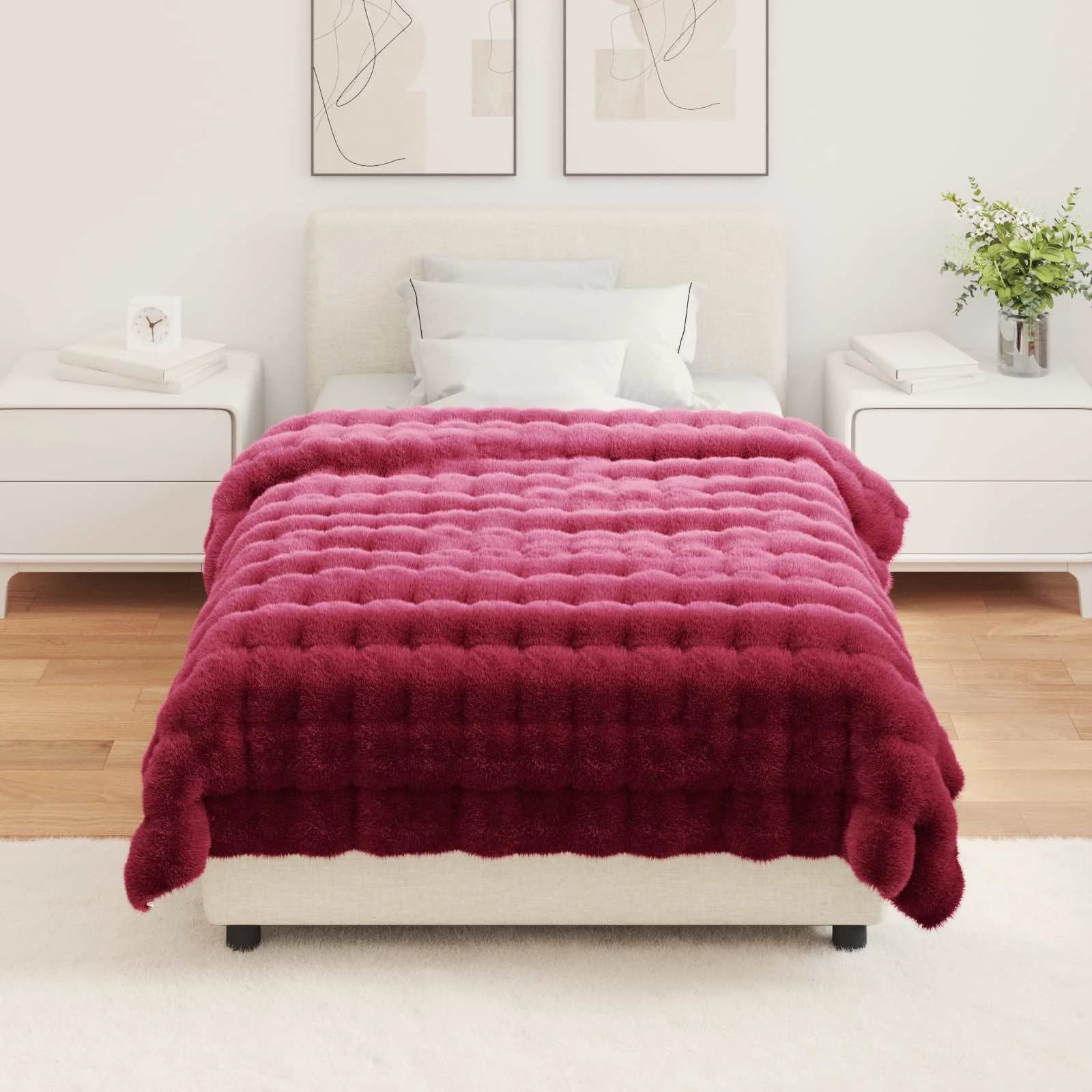 Protizdrsna odeja iz umetnega zajčjega krzna Olite 130 x 150 cm - slika 4