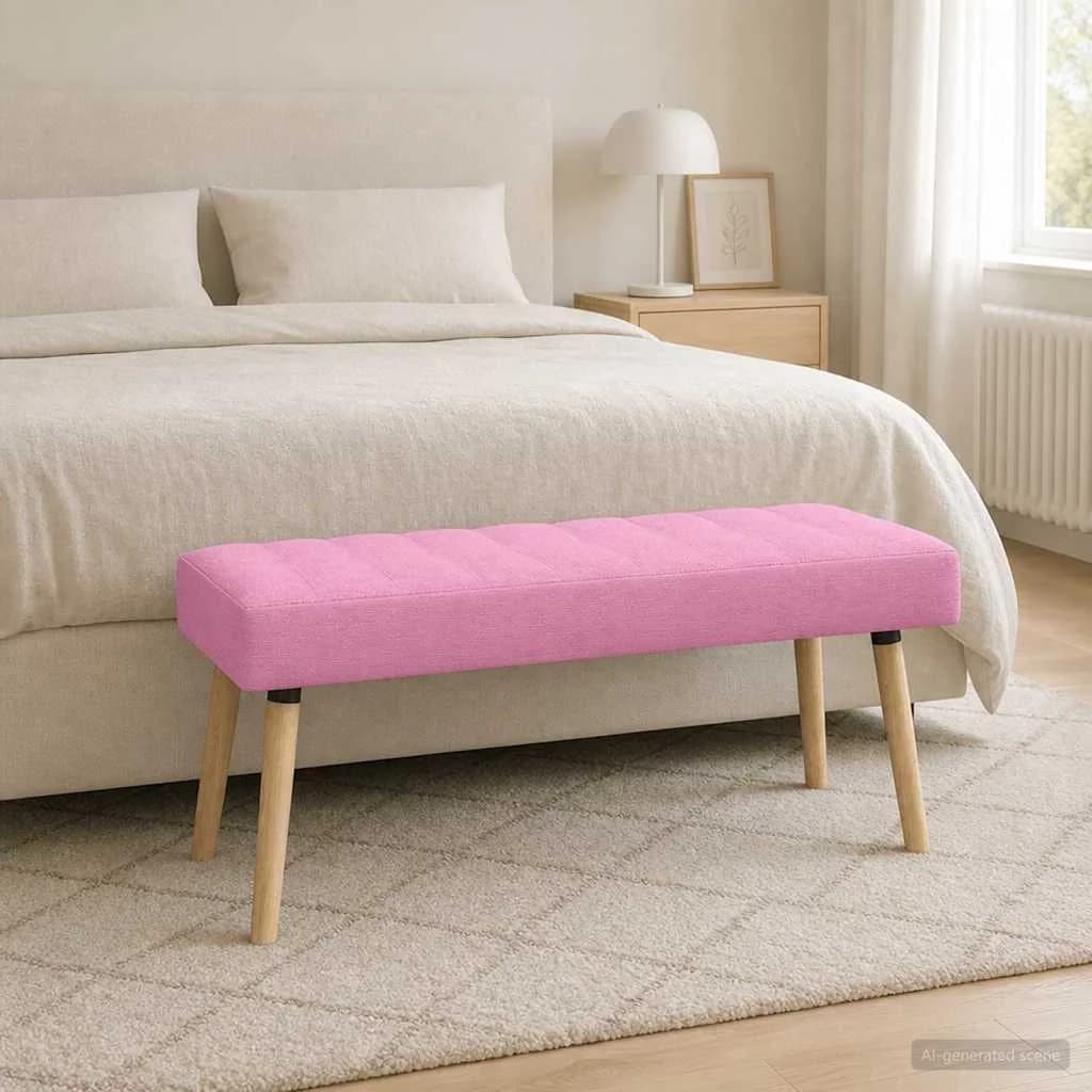 Bench z kanalnim oblazinjenjem Roza 110 x 40 x 46 cm Blago