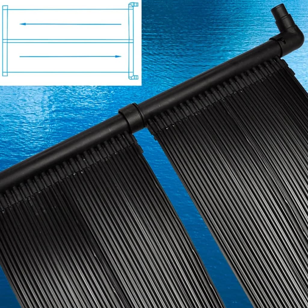 Solarni grelni panel za bazen 6 kosov 80x620 cm - slika 3
