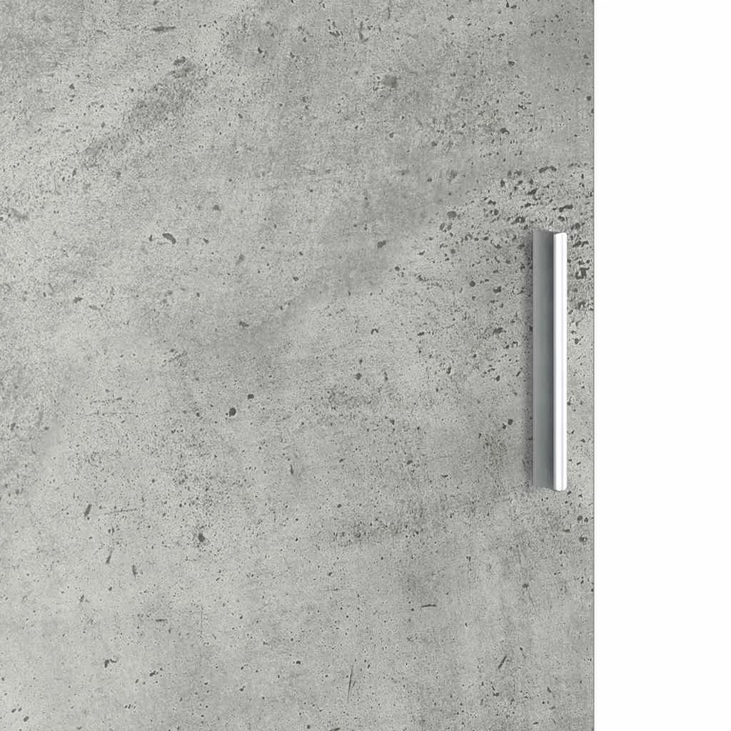 Miza Betonsko siva 133,5 x 50 x 124 cm 2 kos - slika 10