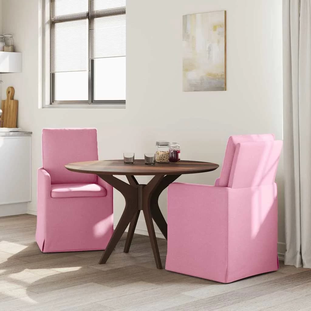 Jedilni stoli 2 kos blago Roza 57 x 67 x 98 cm - slika 3