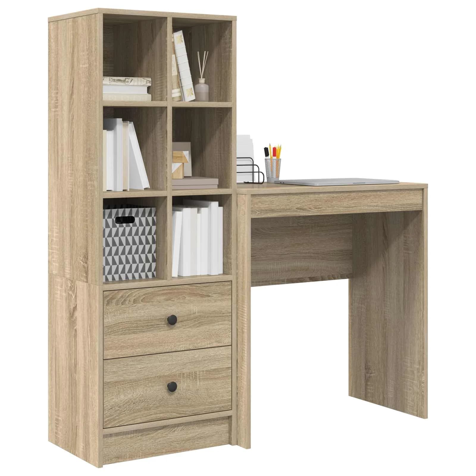 Miza Sonoma hrast 115,5 x 40 x 127 cm 2 kos - slika 3
