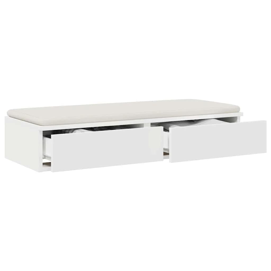 Posteljni predali Bela 75 x 36,5 x 16,5 cm Inženirski les - slika 3