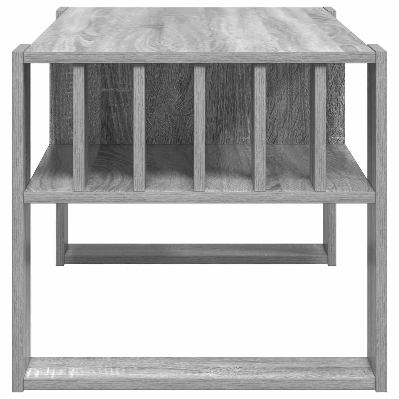 Klubska miza Siva Sonoma 92 x 49,5 x 45 cm Inženirski les - slika 6