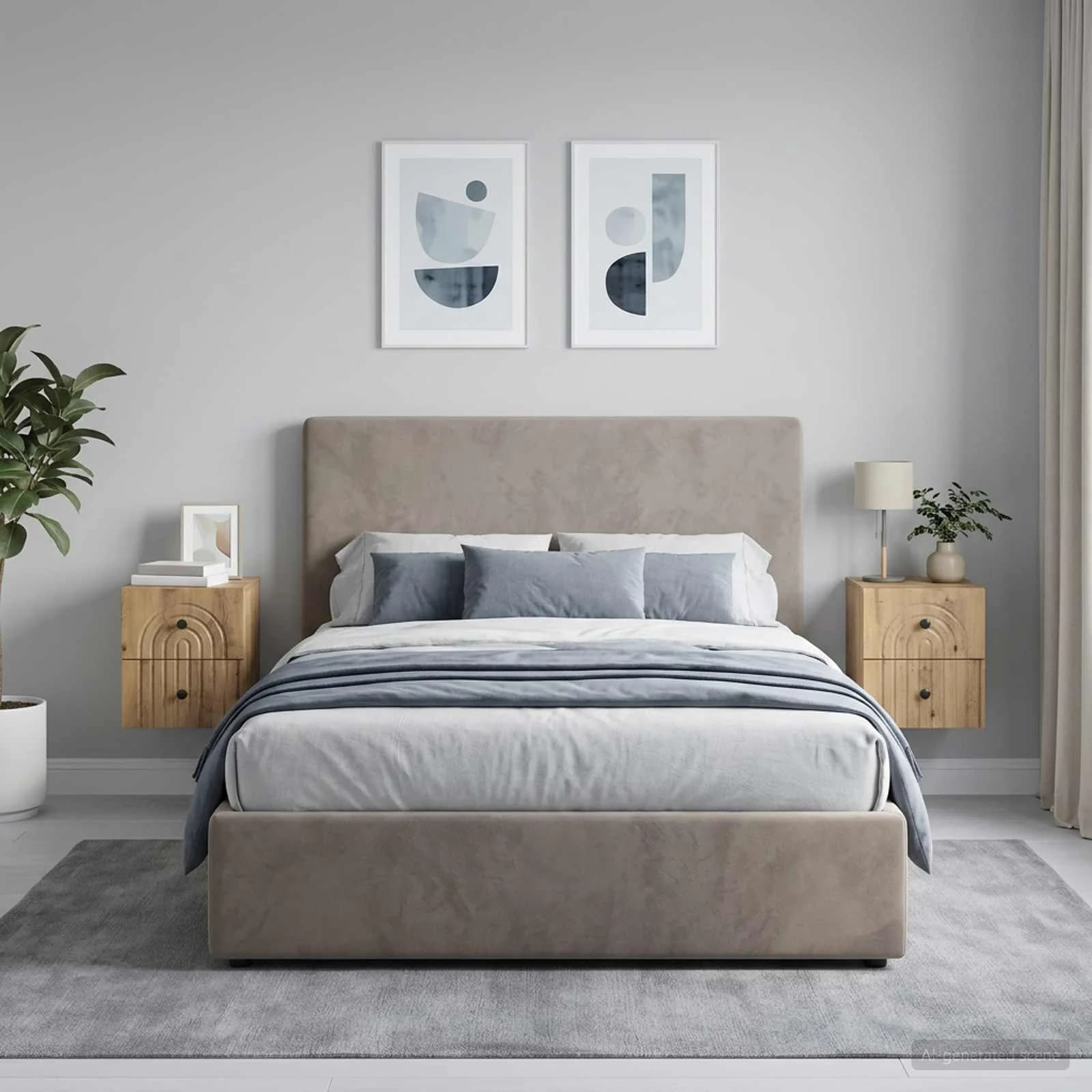 Stenski nočni omarici 2 kos Artisan hrast 33 x 34,5 x 40 cm - slika 4