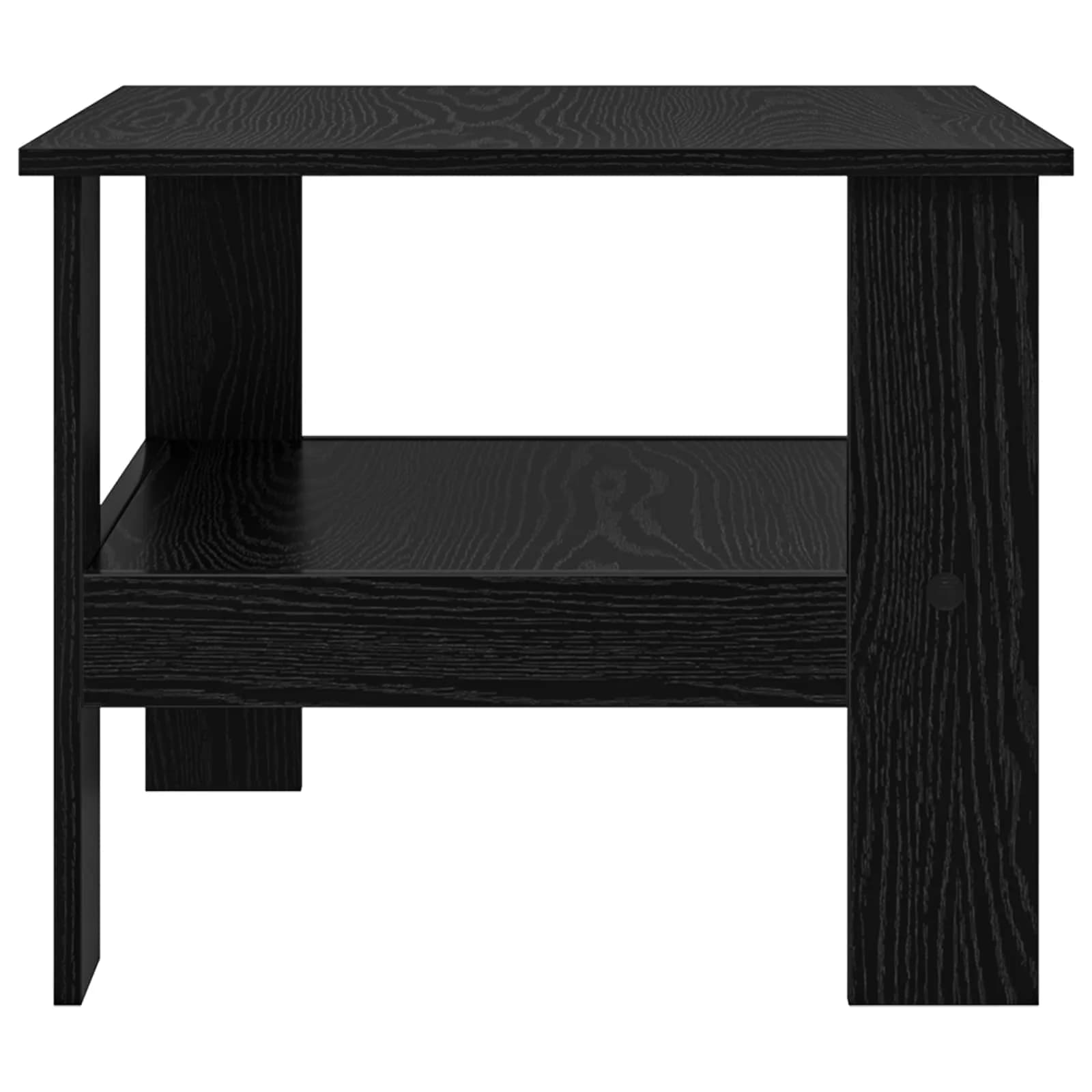Klubska miza Črna Orehovina 57 x 55 x 45 cm Inženirski les - slika 6