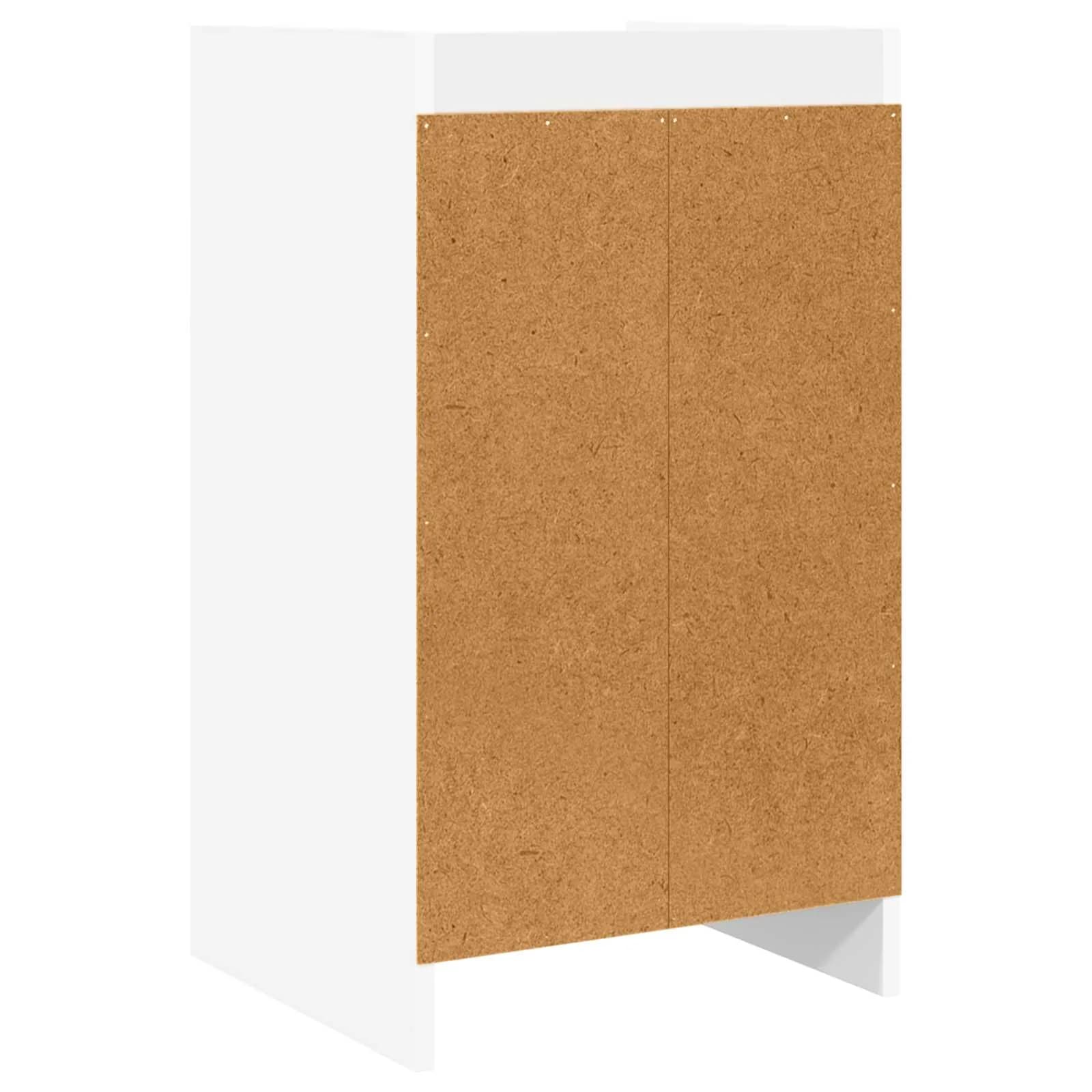 Posteljne mize Bela 40 x 36 x 70 cm Inženirski les - slika 6