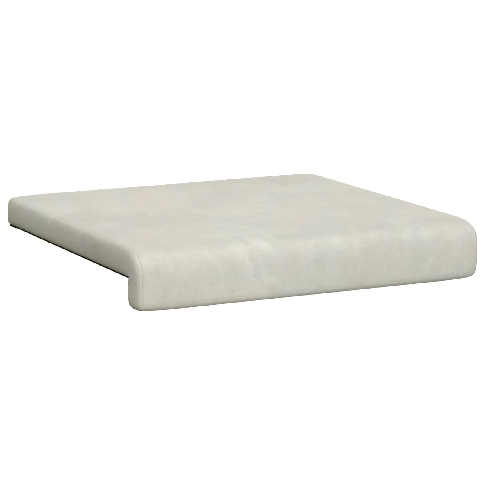 Blazina za klop 4 kos Žamet Krem Globina 35 cm - slika 5