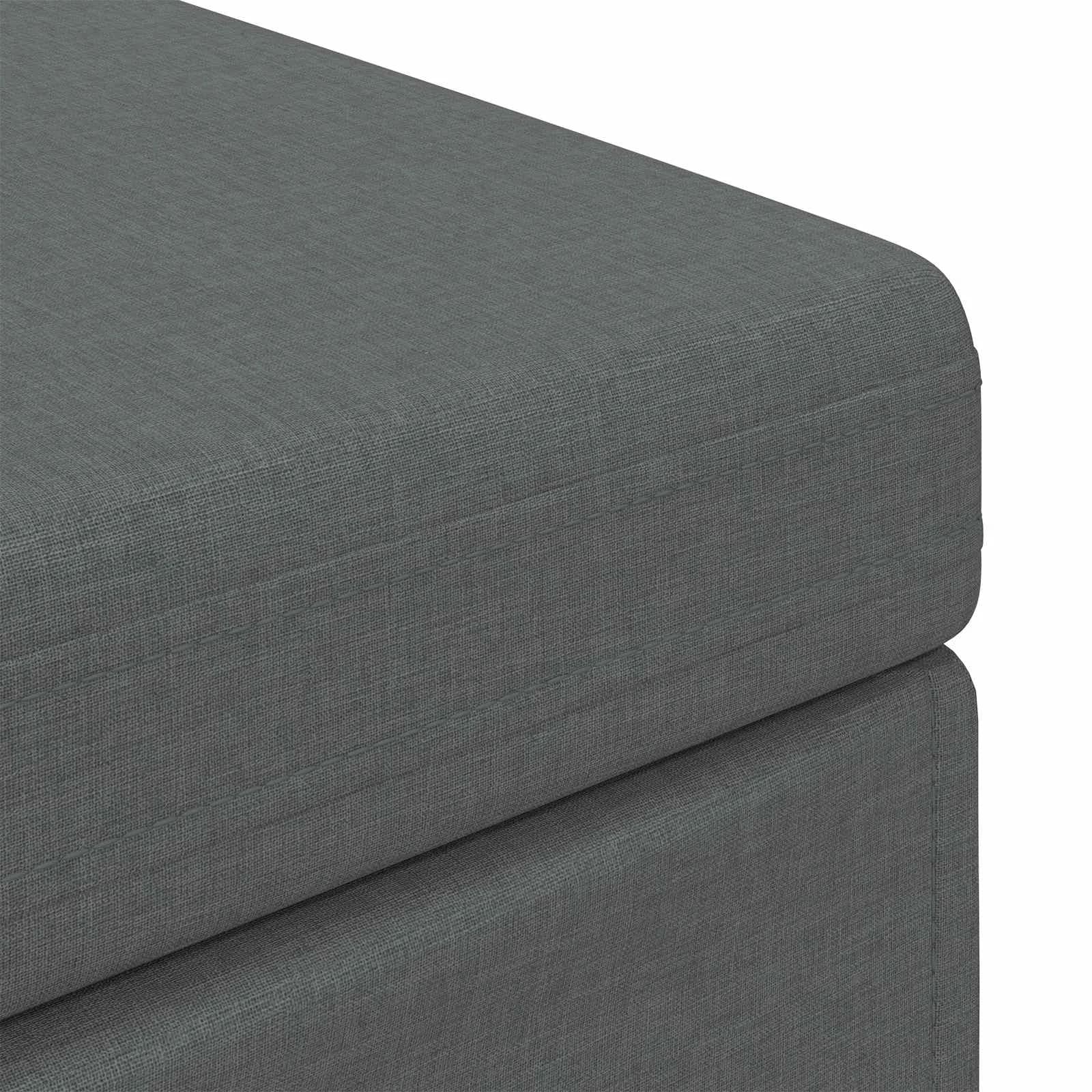 Stolica Temno siva 101 x 41 x 40 cm Tkanina in obdelano les - slika 6