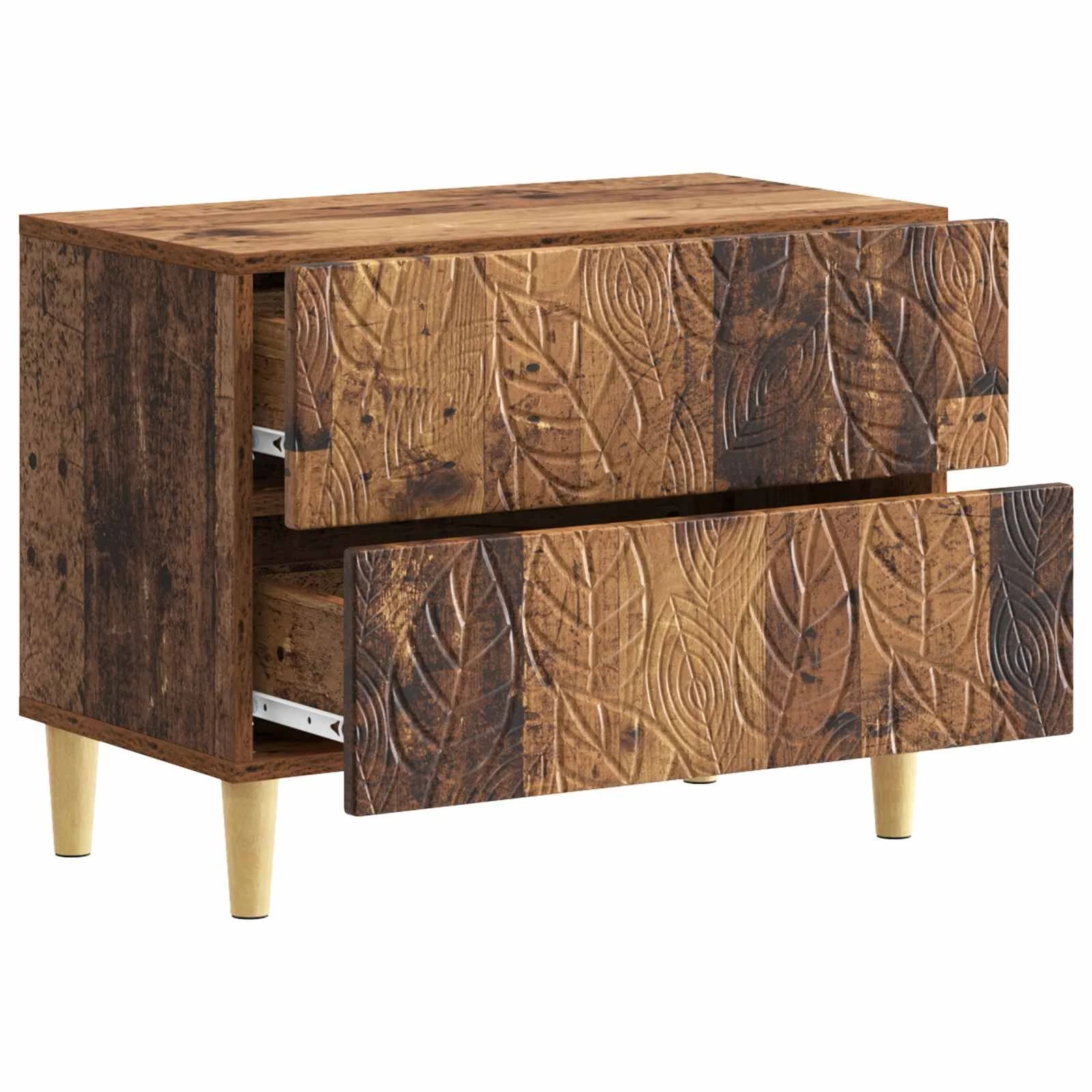 Nočna omarica Star les 62 x 34,5 x 48 cm Inženirski les - slika 3
