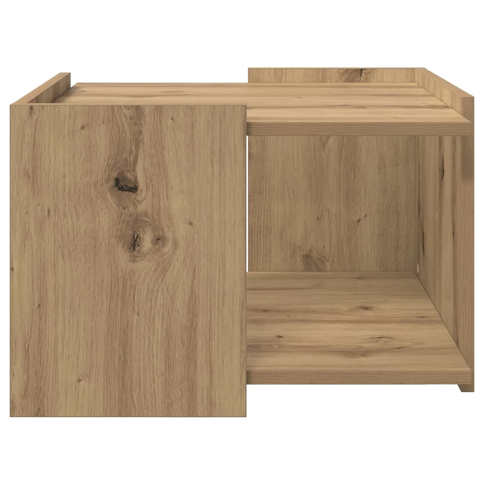 Klubska miza Artisan hrast 50,5 x 50 x 33 cm Inženirski les - slika 5