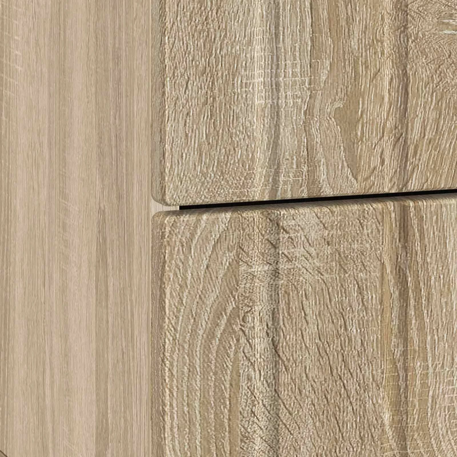 Nočna omarica Sonoma hrast 43 x 34,5 x 49,5 cm Inženirski les - slika 8