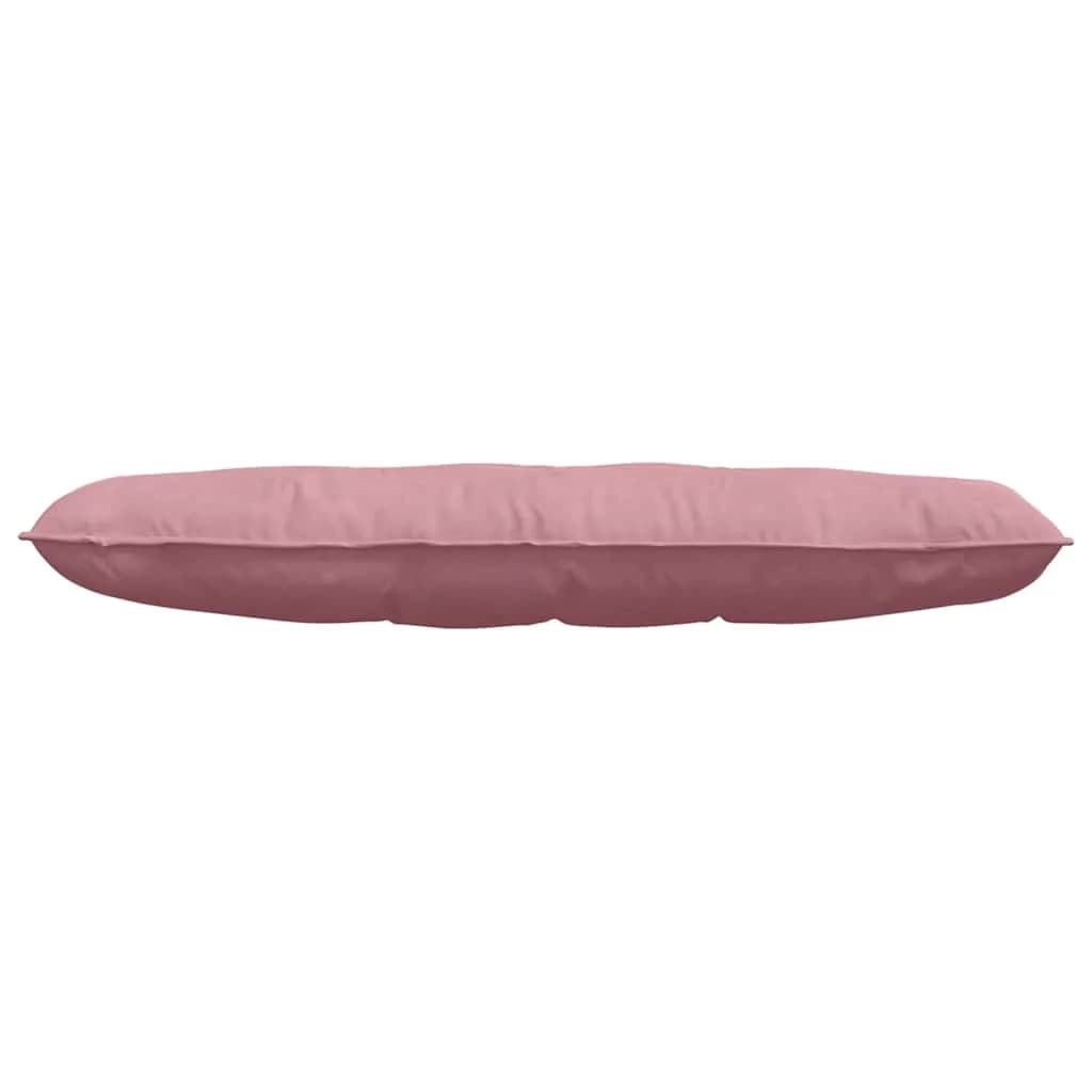 Poglavni vzglavnik Roza 140 x 50 cm Žametna tkanina - slika 5