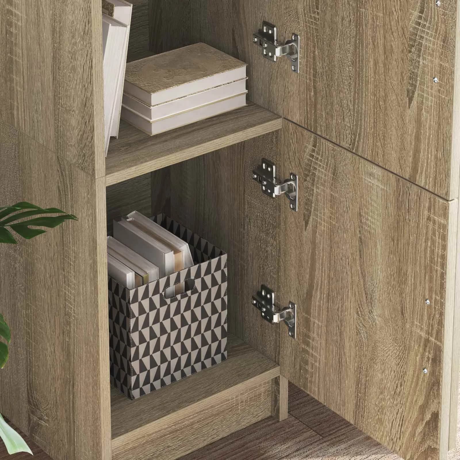Miza Sonoma hrast 133,5 x 50 x 124 cm 2 kos - slika 4