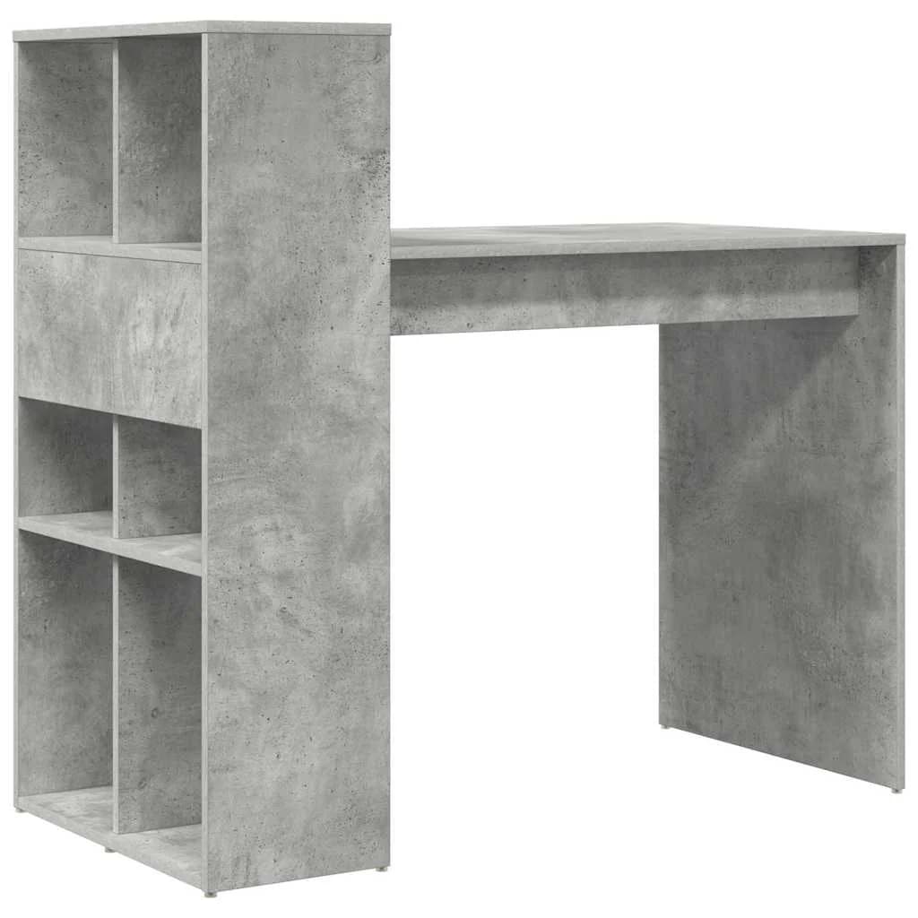 Miza Betonsko siva Inženirski les 108 x 55 x 103.5 cm - slika 7