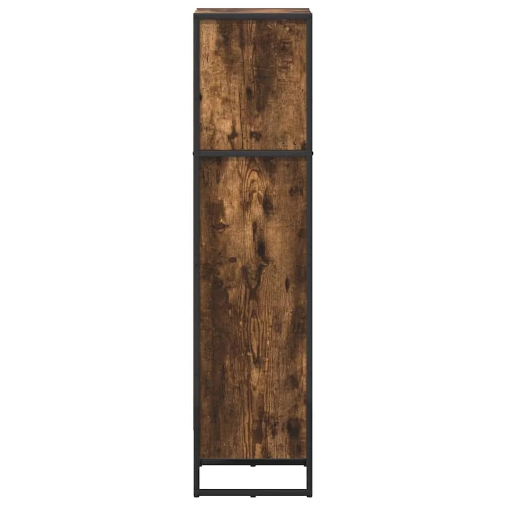 Knjigovni omar 40 x 30 x 121 cm Inženirski les Dimni hrast - slika 6