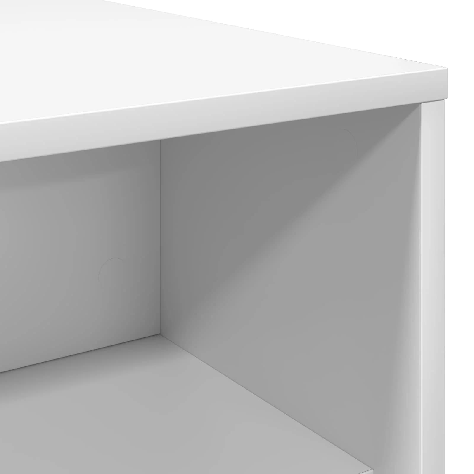 Klubska miza Bela 100 x 50 x 40 cm Inženirski les - slika 8