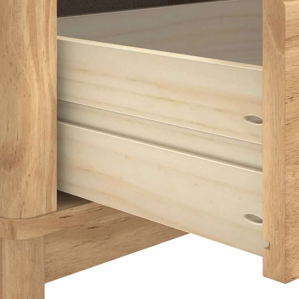 Klubska klop s predalom FLORO Voskast rjav 115 x 40 x 45 cm - slika 10