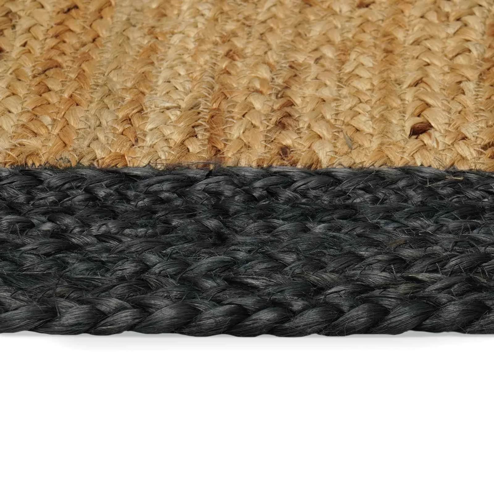 Preproge za površine Temno siva 100 x 200 cm Juta - slika 5
