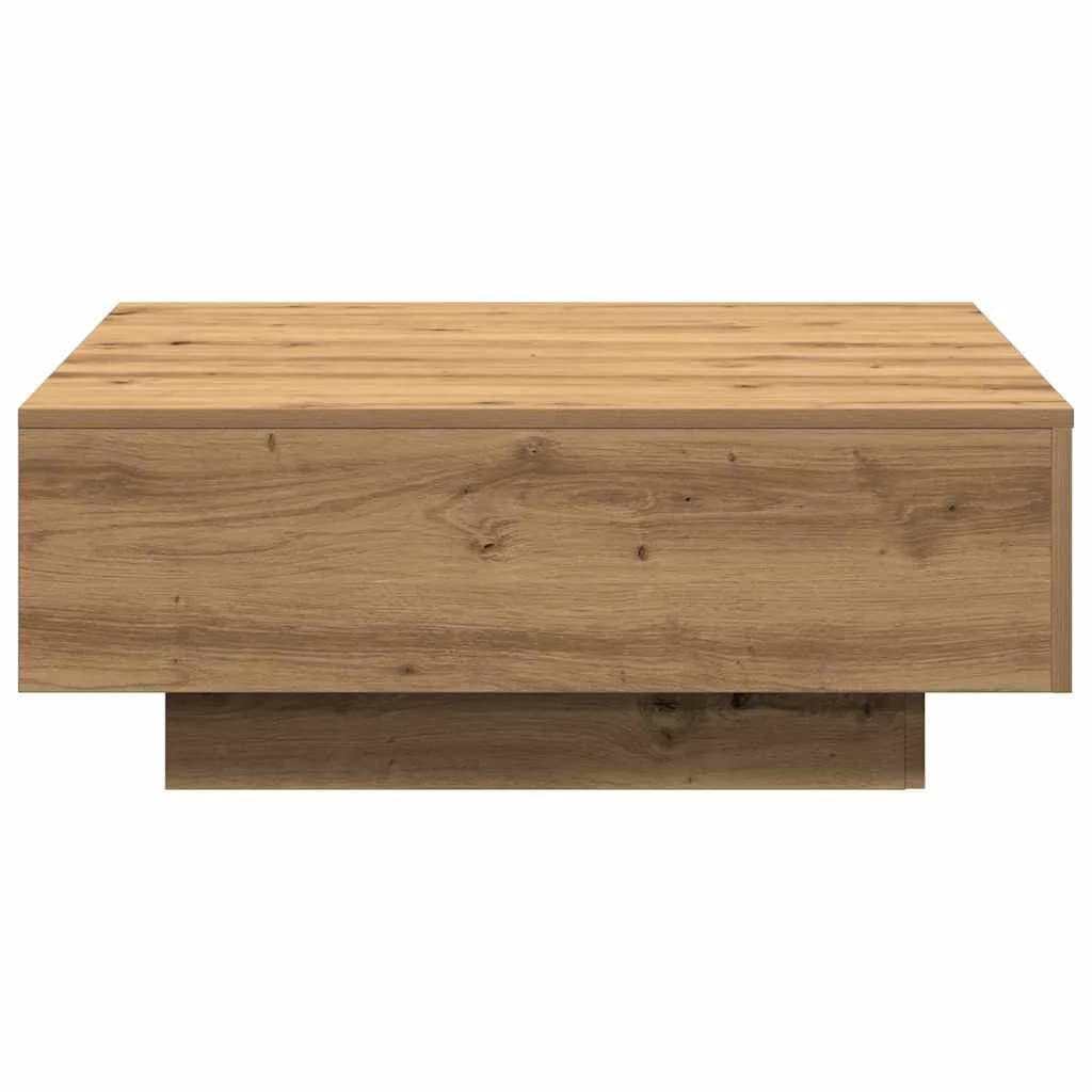 Klubska miza Umetni hrast 80 x 80 x 31 cm - slika 6