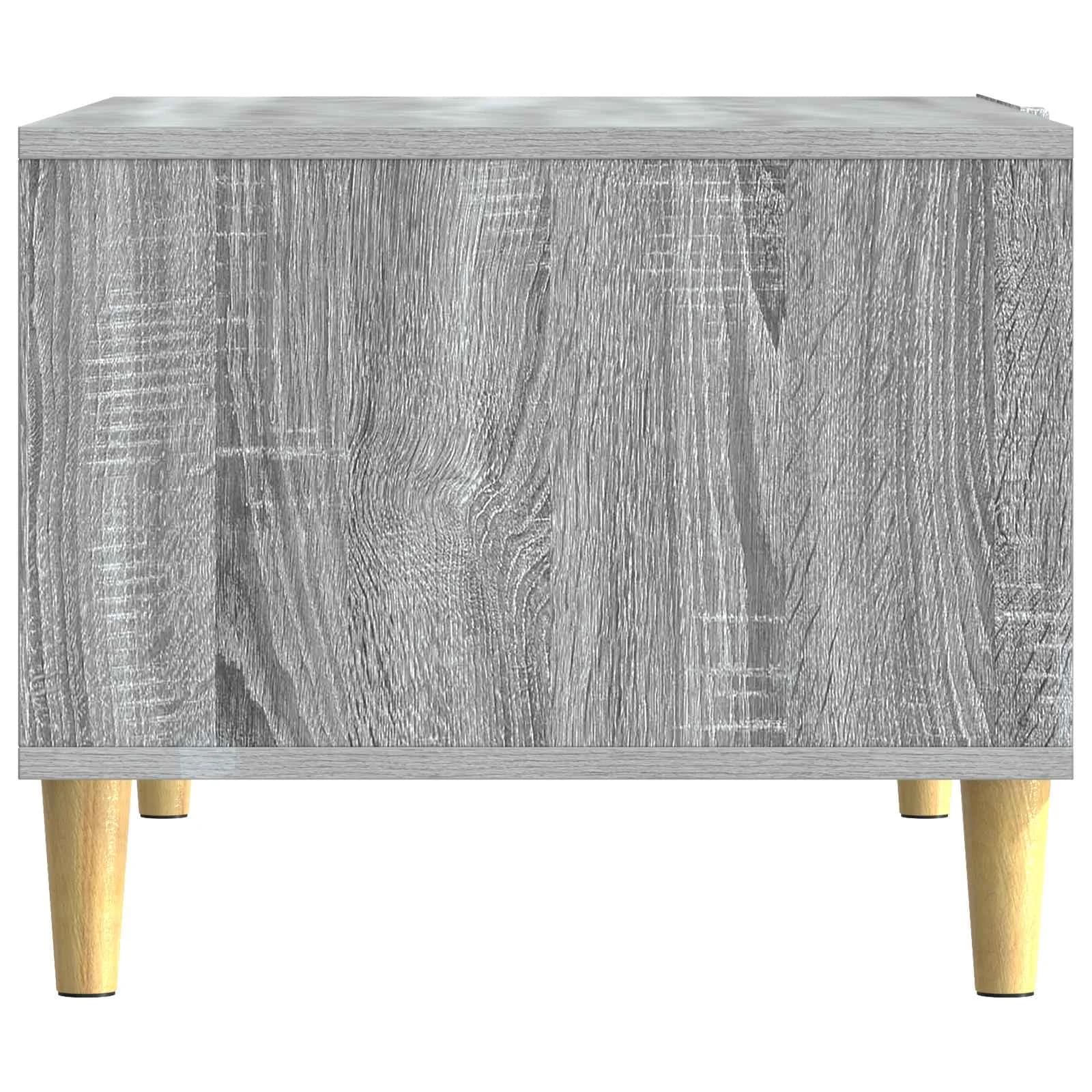Klubska miza Siva Sonoma 50 x 49 x 40 cm Inženirski les - slika 5