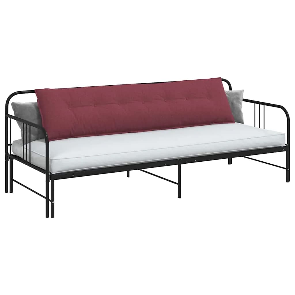 Poglavni vzglavnik Vinorodna rdeča 200 x 19 x 50 cm blago - slika 3