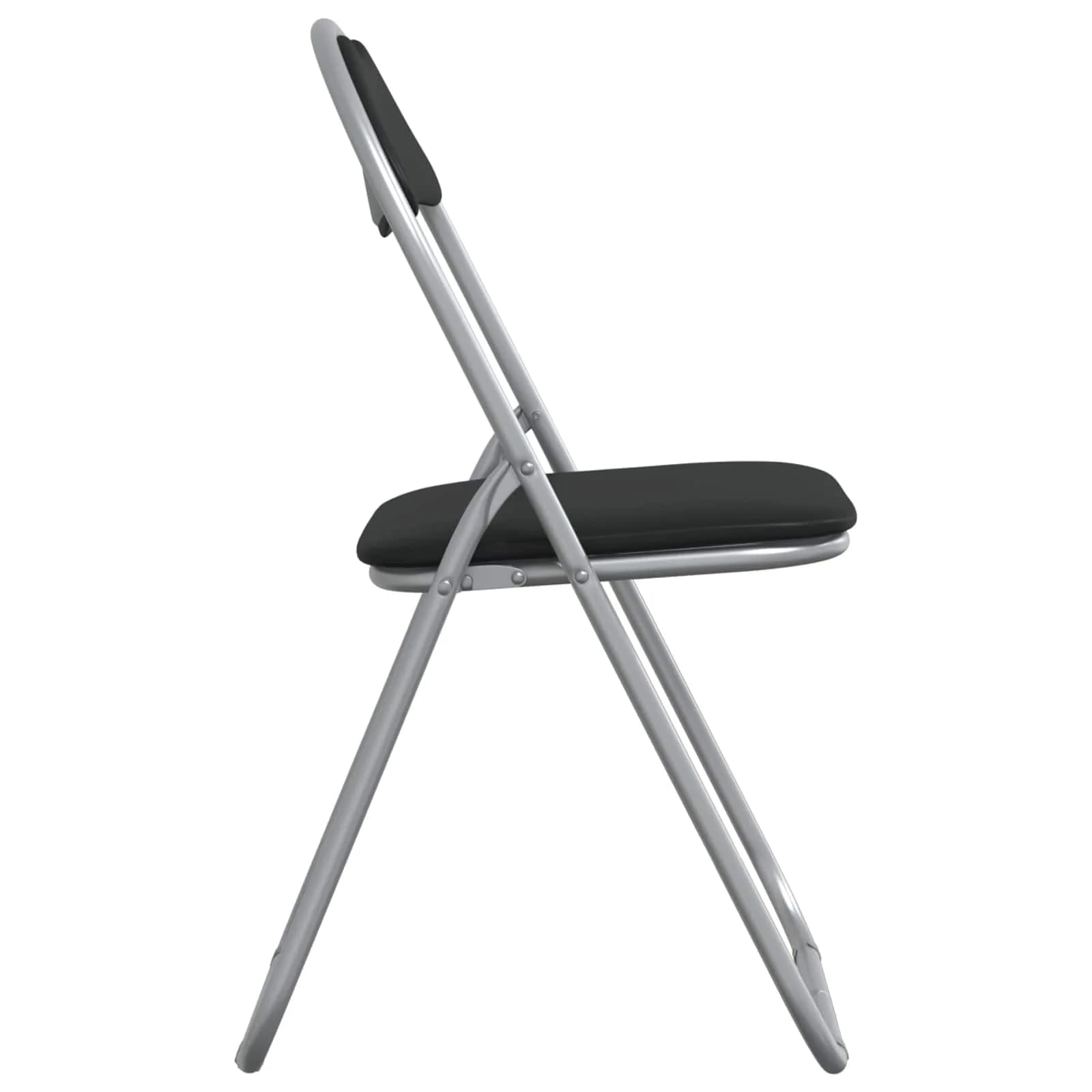 Zložljiva stolica 2 pcs Črna in siva 48 x 43,5 x 81 cm - slika 6
