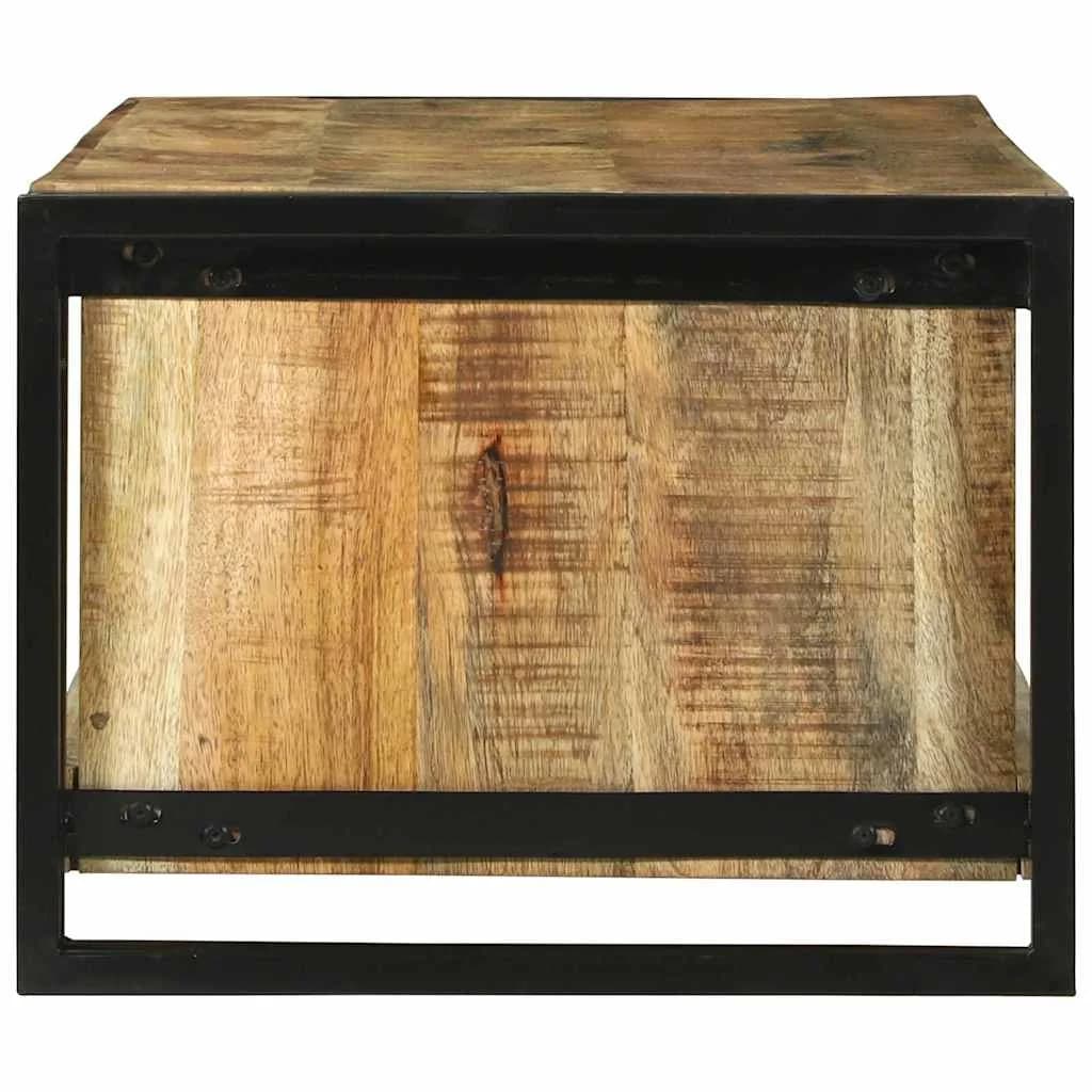 Klubska miza Rjava 120 x 50 x 38 cm Masiven les manga - slika 4