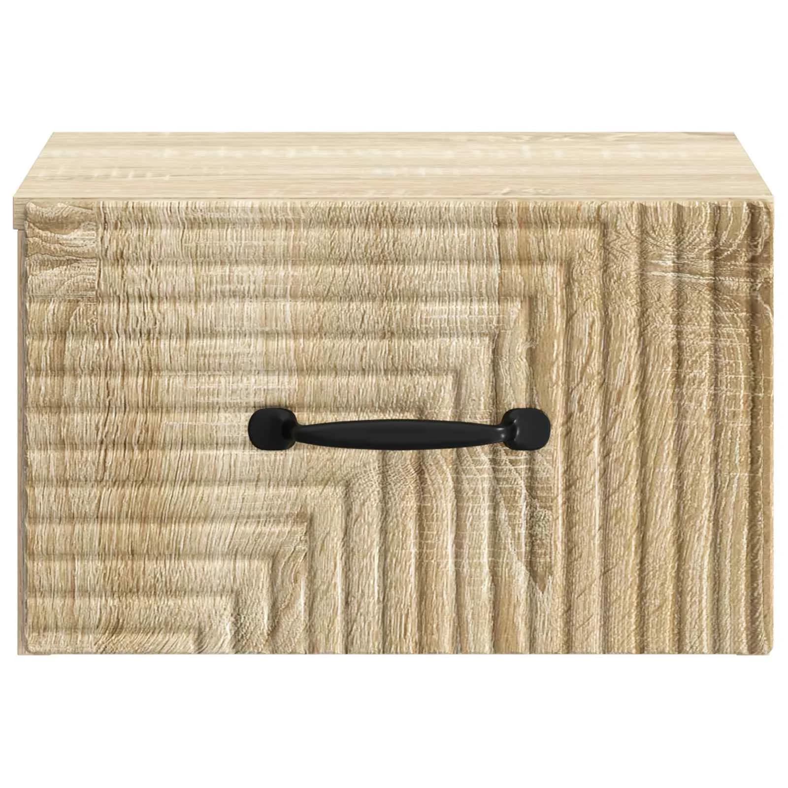 Stenski nočni omarici 2 kos Sonoma hrast 34,5 x 33 x 20 cm - slika 7