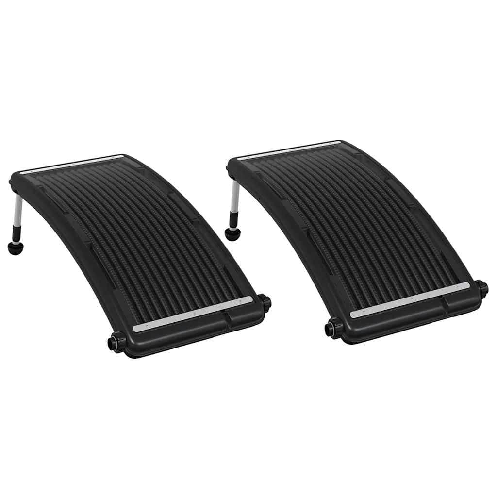 Zaobljen solarni grelni panel za bazen 2 kosa 110x65 cm - slika 2
