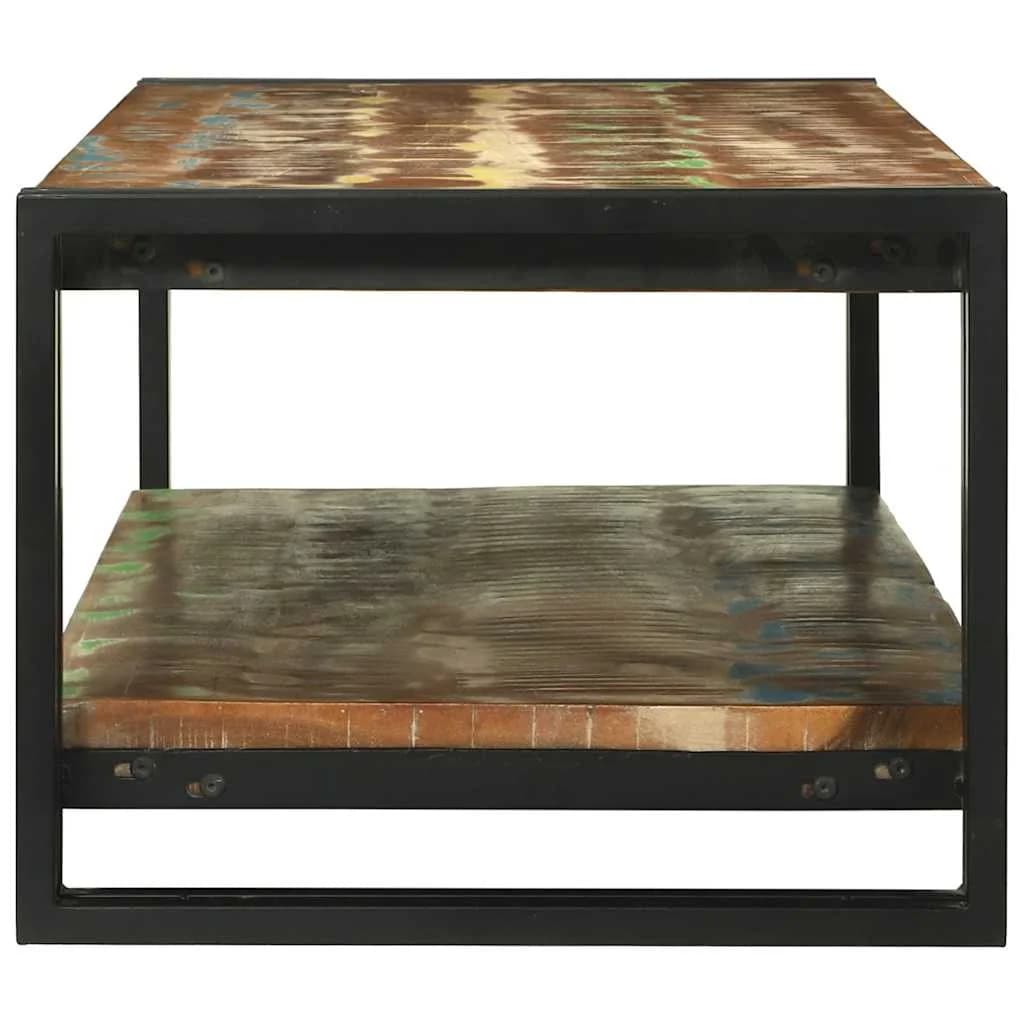 Klubska miza večbarvno 120 x 50 x 38 cm Trdna obnovljena les - slika 4