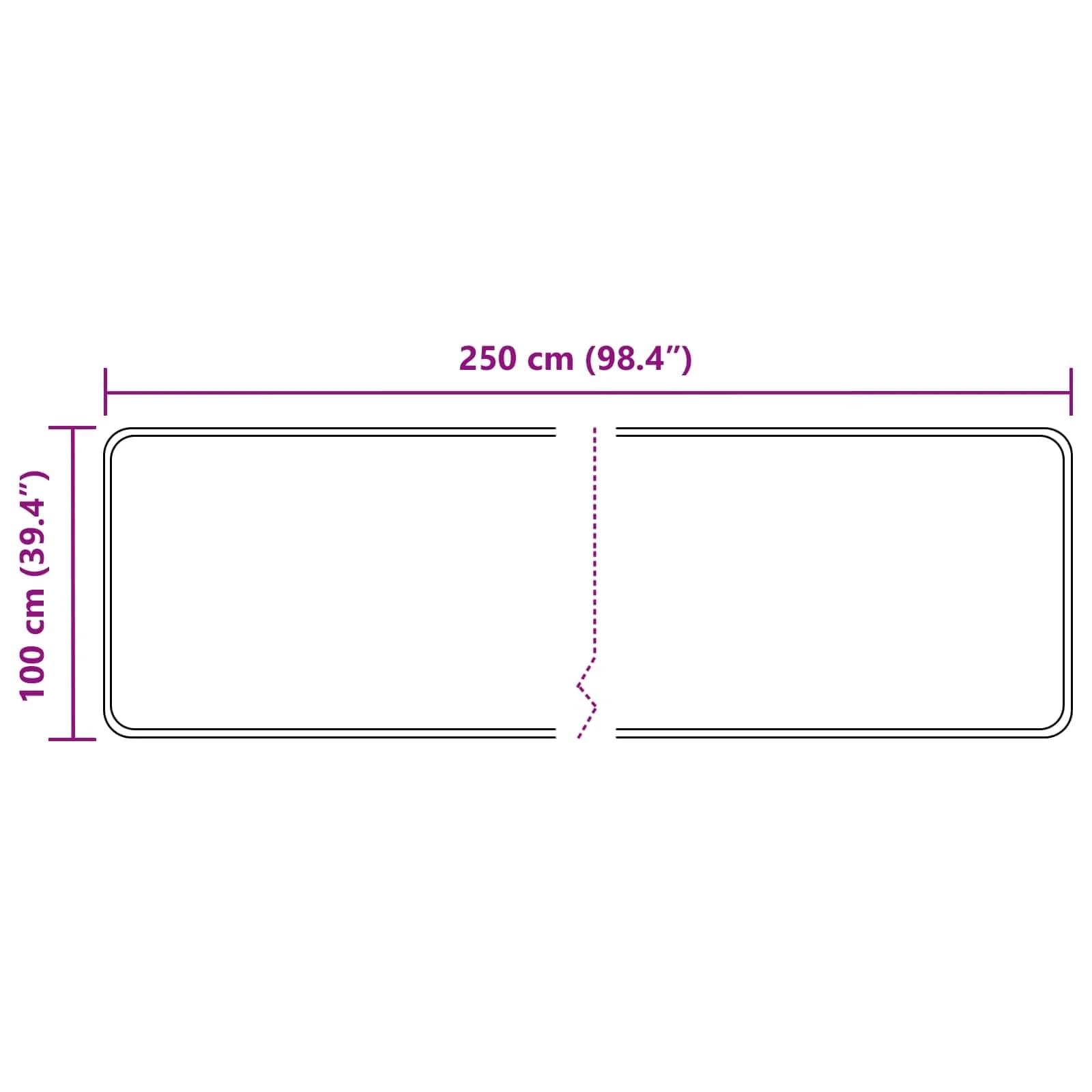 Preproga runner MARSA Gošča zelena 100 x 250 cm - slika 7