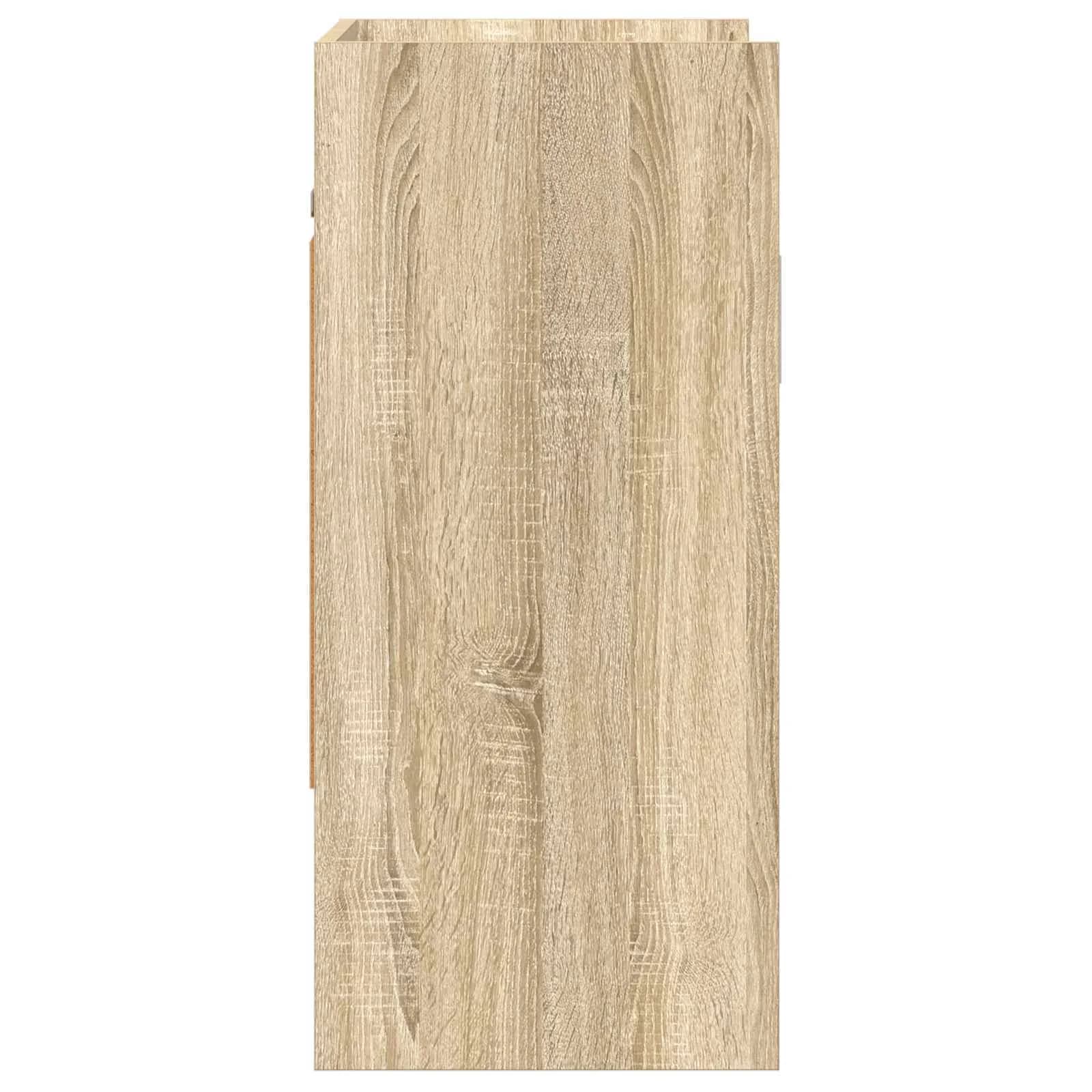 Stenska polica Montaža za steno Sonoma hrast 80 x 36 x 80 cm - slika 6