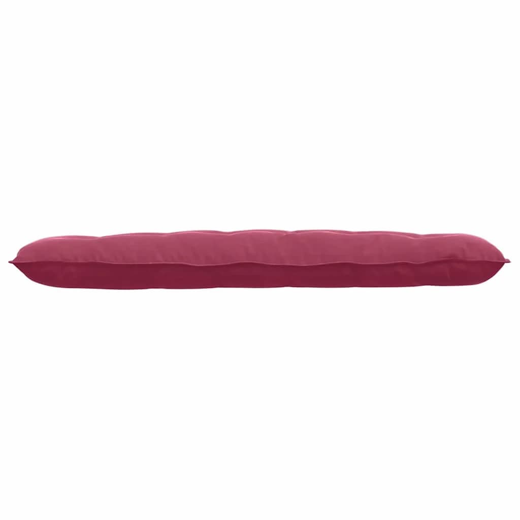 Poglavni vzglavnik Vinorodna rdeča 160 x 50 cm Žametna tkanina - slika 5