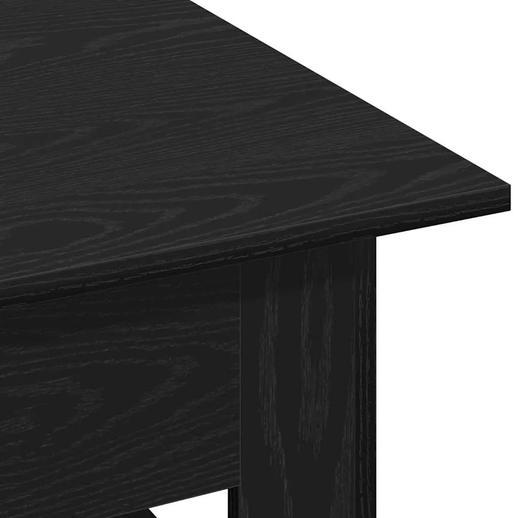 Klubska miza Črna Orehovina 102 x 55 x 42 cm Inženirski les - slika 8