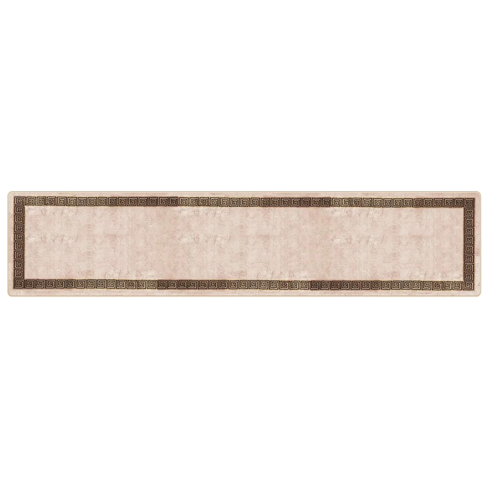 Preproga runner MARSA Črna 100 x 450 cm Poliester in PVC - slika 2